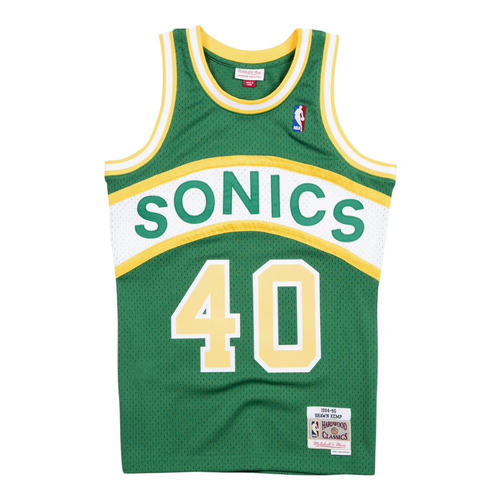 #40 Shawn Kemp 1994 Seattle Supersonics Swingman Jersey