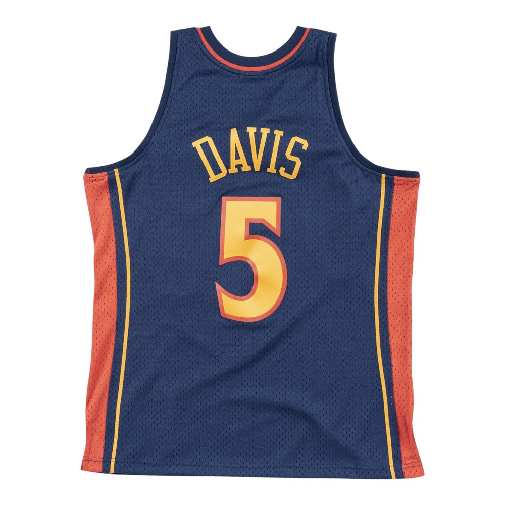 #5 Baron Davis Golden 2006 State Warriors Swingman Jersey