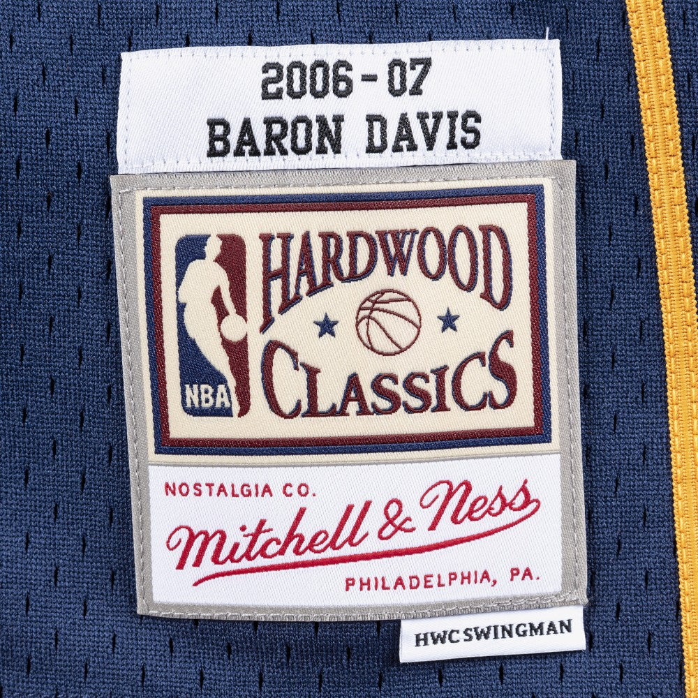 #5 Baron Davis Golden 2006 State Warriors Swingman Jersey