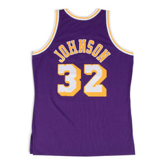 #32 Magic Johnson 1984 Los Angeles Lakers Swingman Basketball Jersey