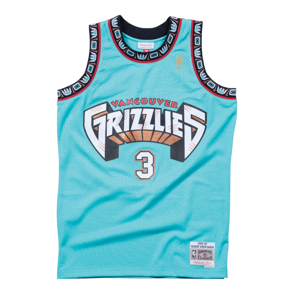 #3 Shareef Abdur-Rahim 1996 Vancouver Grizzlies Swingman Jersey